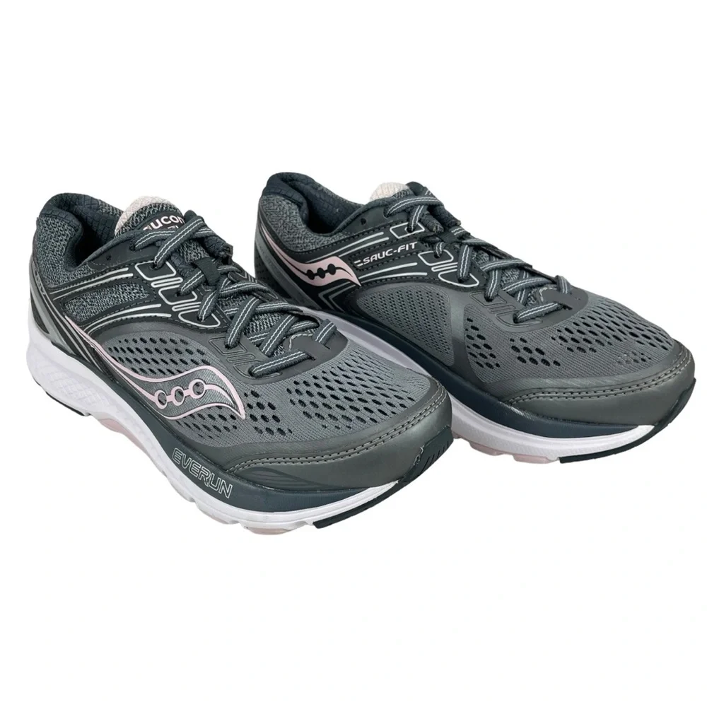Saucony | Women’s 6.5 | Gray‎ & Pink Echelon 7 Running Shoes S10468-1